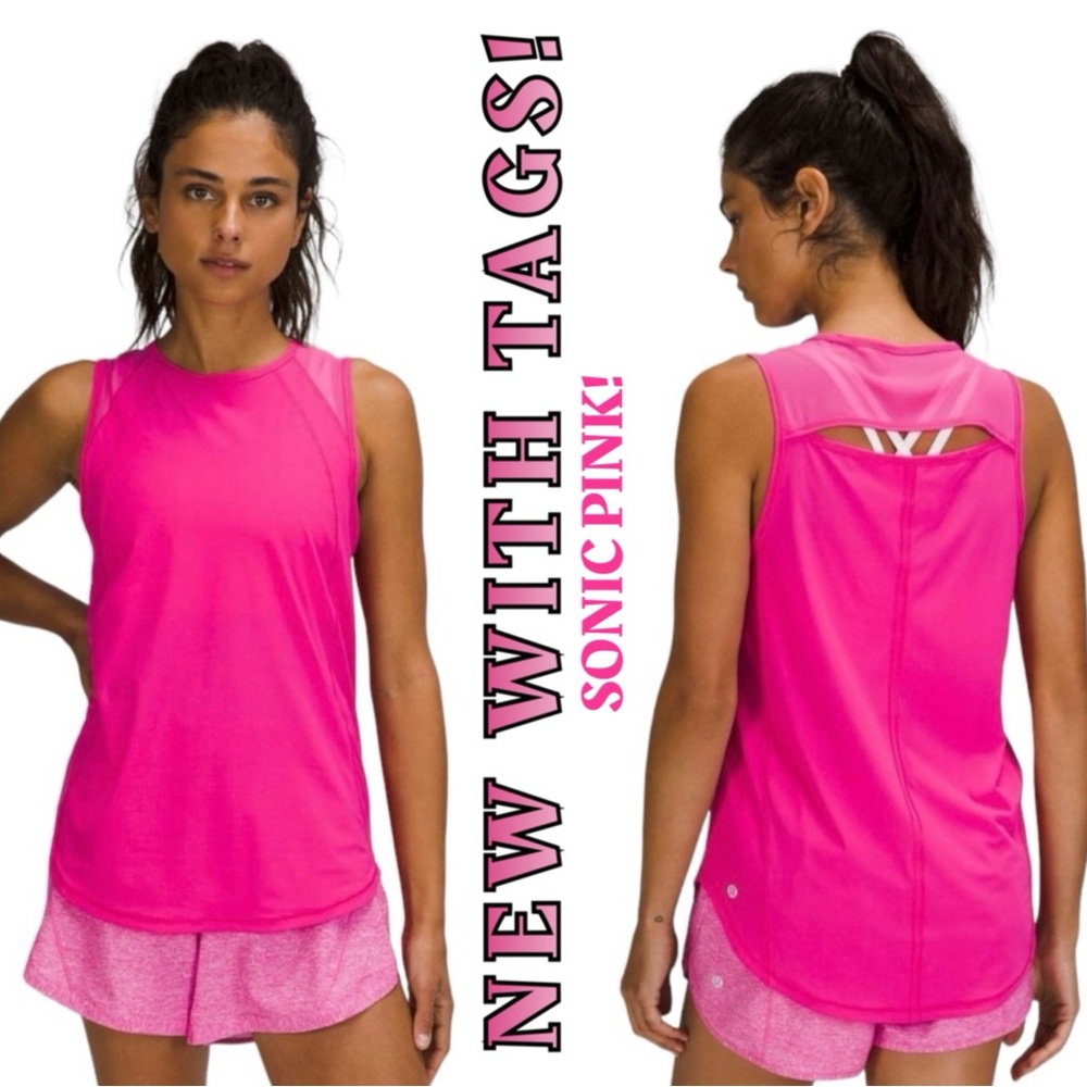 NWT Lululemon Sculpt Tank Top Sonic Pink Size 4